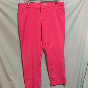 GAP Slim Cropped Pink Pants